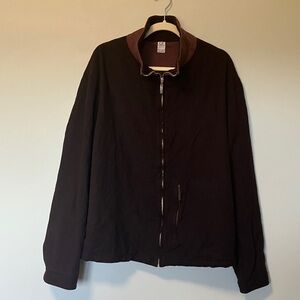 C.P. Company Wine Maroon Wool Cashmere Full Zip Jacket